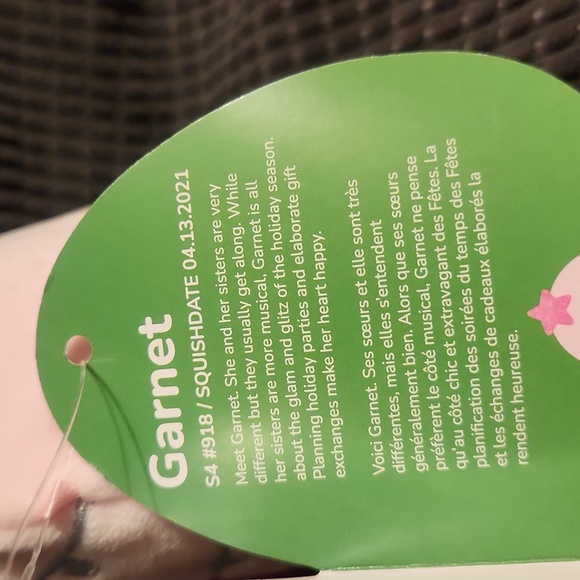 NWT Squishmallows 4" "Garnet" Pink Christmas Tree Mystery Capsule Plush - Picture 4 of 4